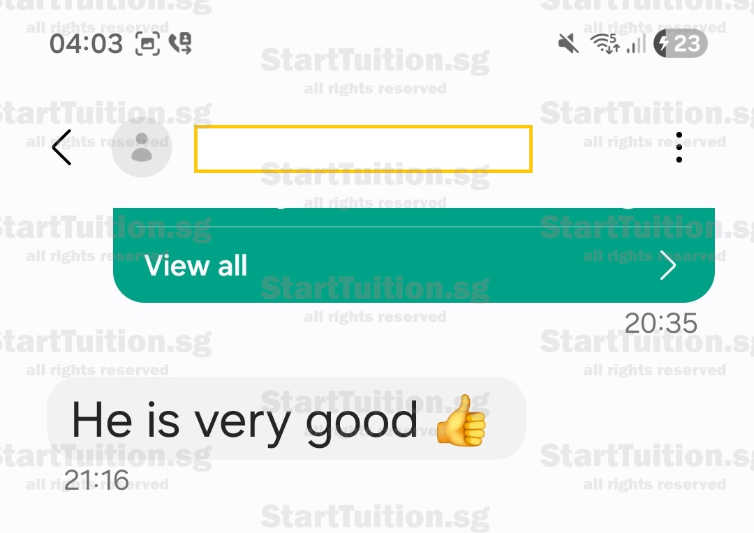 Parent testimonial A14205744ER